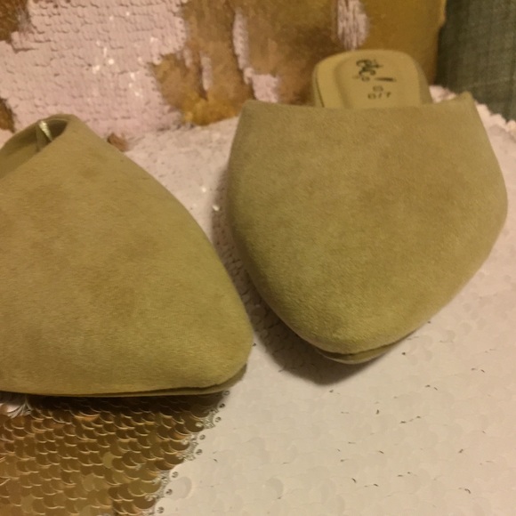 ✨Reserved for @lillylife✨ Faux Suede Mule Flats - Picture 3 of 4